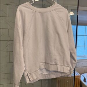 Zella White Crewneck Sweatshirt